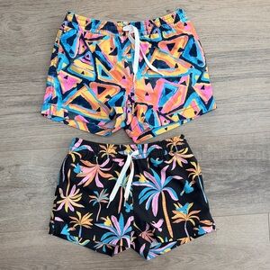 2 pair Chubbies swim trunks - size XS 6/7